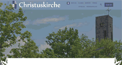 Desktop Screenshot of christuskirche-schweinfurt.de